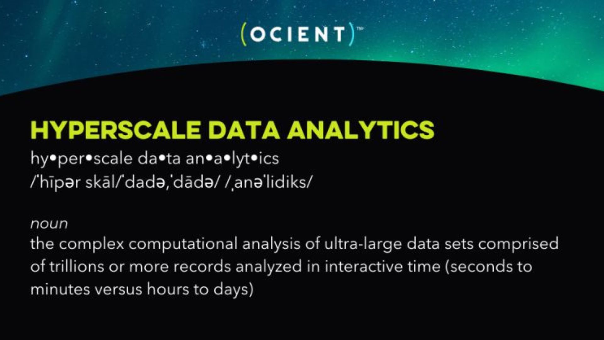 Hyperscale Data Analytics Solutions